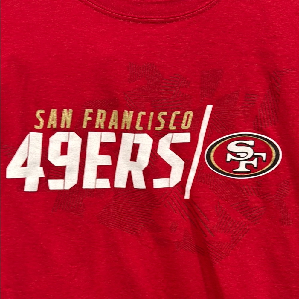 Majestic Red 49ers Short Sleeve Tee - Picture 11 of 12